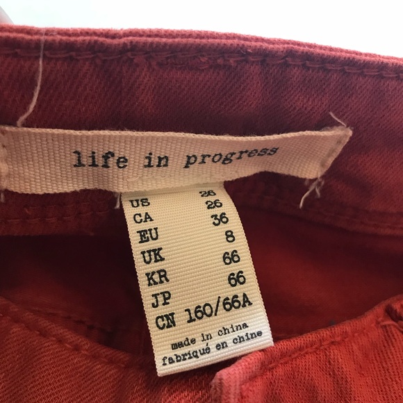 Life in Progress Forever 21 Orange Skinny Jeans - Picture 4 of 8